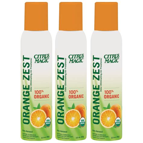 Say Goodbye to Unpleasant Smells with Citrus Magic Orange Spray